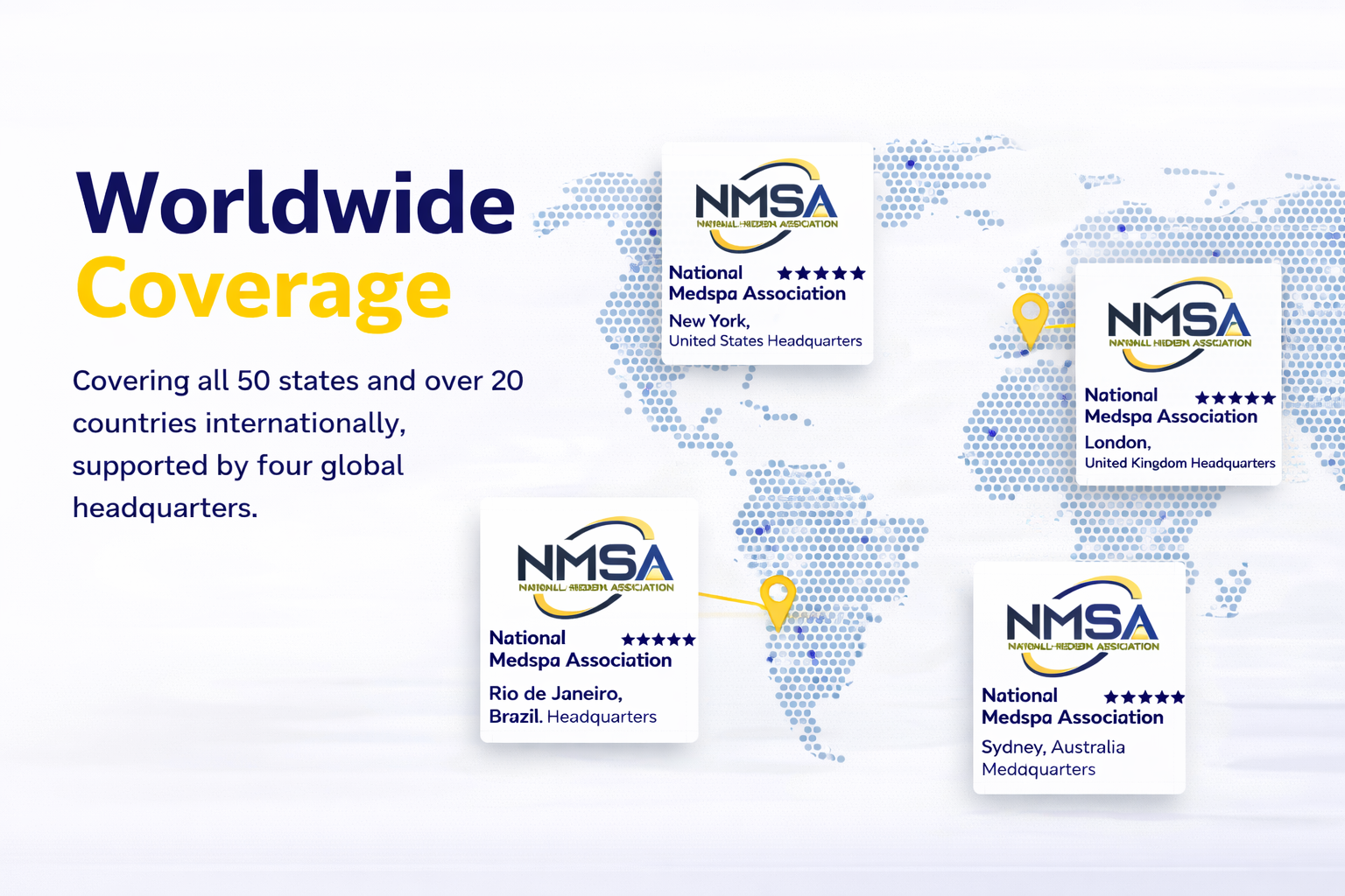 Worldwide Coverage - NMSA Global Headquarters